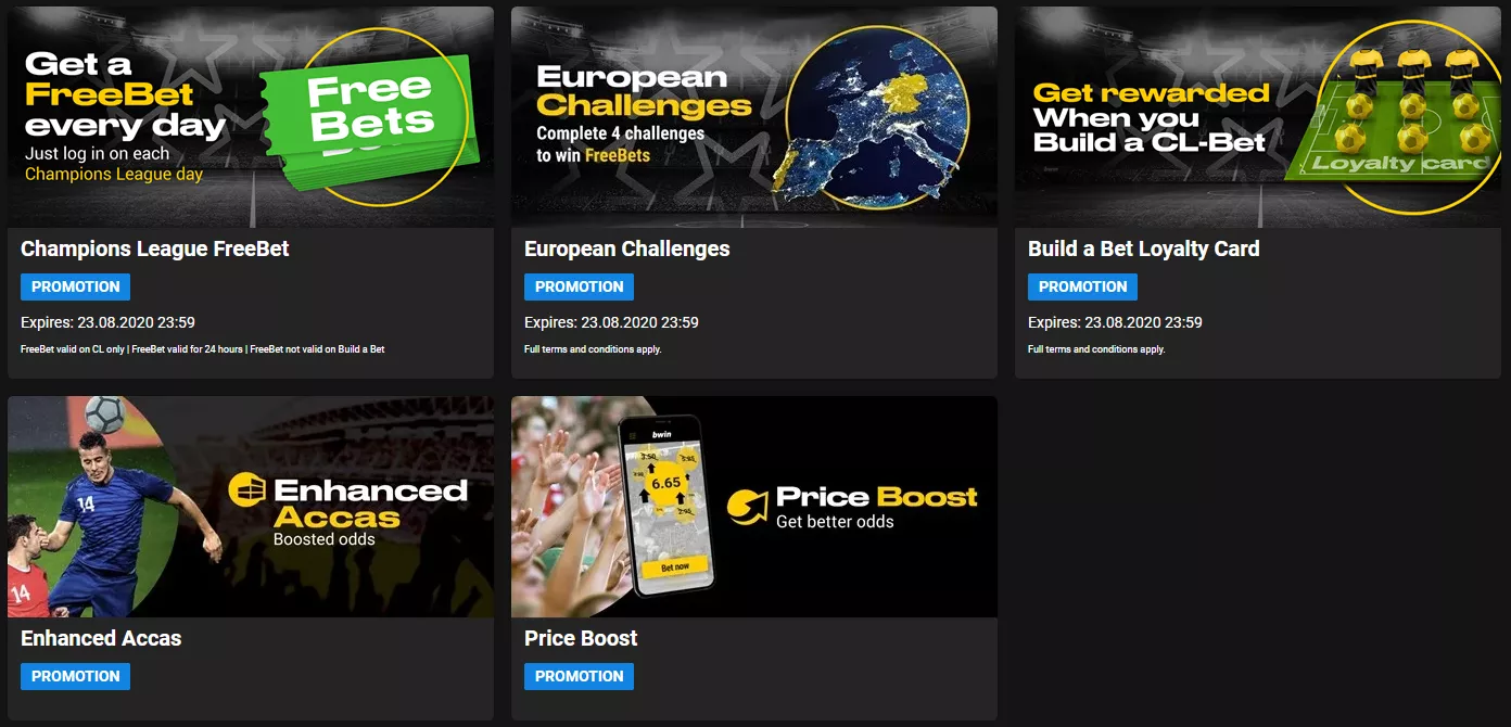 Bwin Bonuses and Promotions